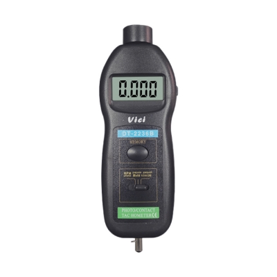 DT-2236B LED non-contact RPM contact RPM and Surface Speed Tachometer, Automatically memory Max/Min/Last  value, Automatically store data.