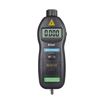 DT-2236C Laser non-contact RPM contact RPM and Surface speed testing Tachometer, Automatically memory Max/Min/Last value, Automatically store data. 