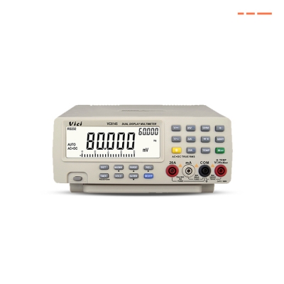 VC8145 宽频带真有效值，准函数发生器，信号分析，设置上下限测量，RS-232计算机接口。